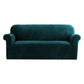 Sofa Cover Couch Covers 3 Seater Velvet - Agate Green