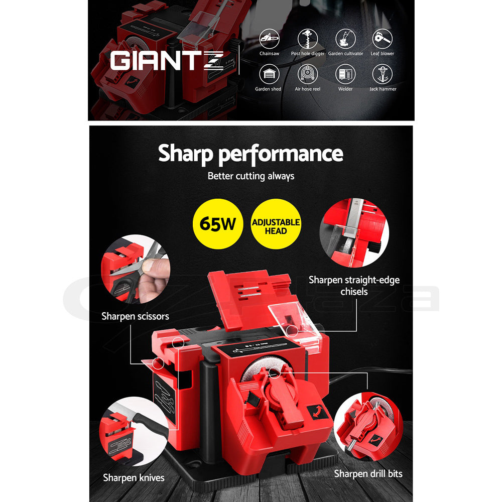 Multi‑Tool Sharpener, Drill Bit/Knife/Scissors/Chisel