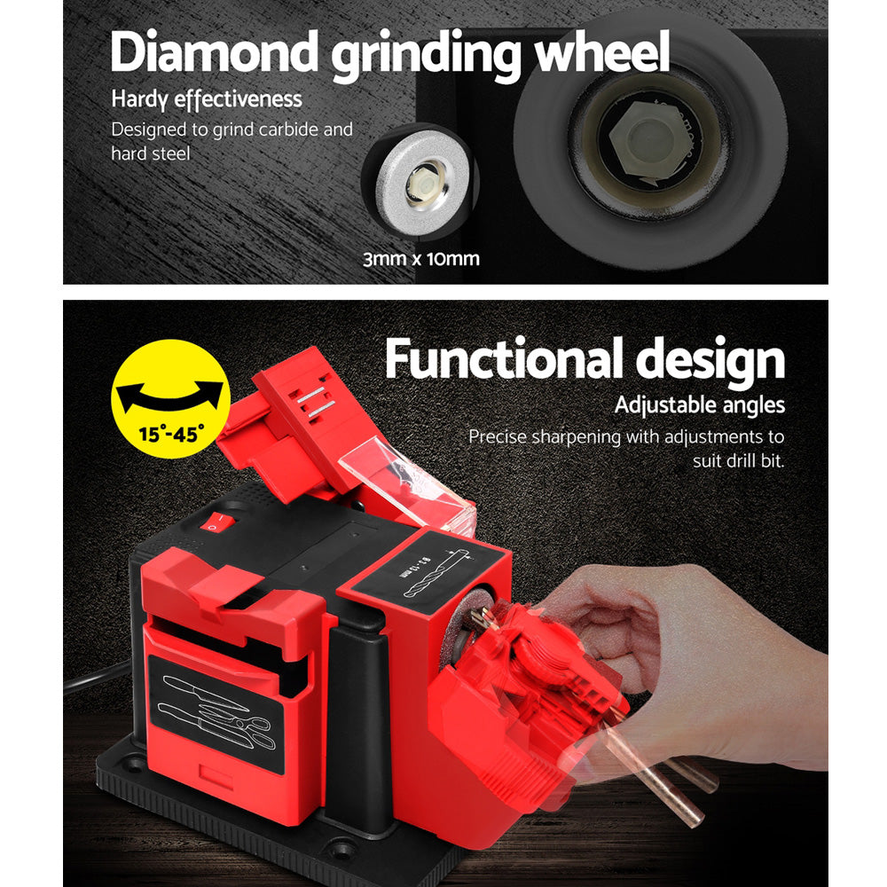 Multi‑Tool Sharpener, Drill Bit/Knife/Scissors/Chisel