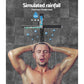Rain Shower Head Taps 8'' Square High Pressure Wall Arm DIY Black