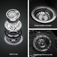 Kitchen Sink Basin Stainless Steel Under/Top/Flush Mount Bowl 750X450MM
