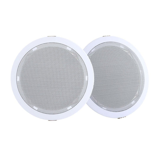 In Ceiling Speakers 2 x 6" Home 80W Speaker Theatre Stereo Outdoor Multi Room