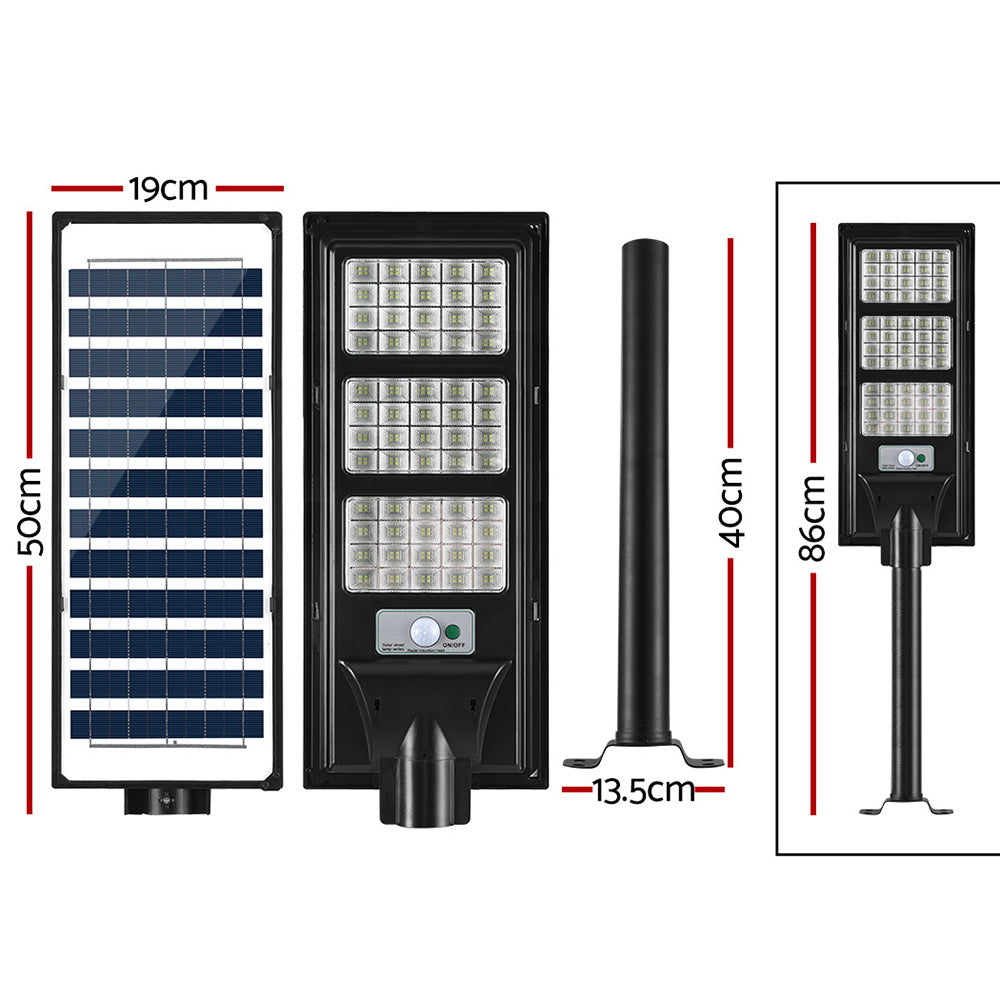 240 LED Solar Street Light Flood Motion Sensor Remote