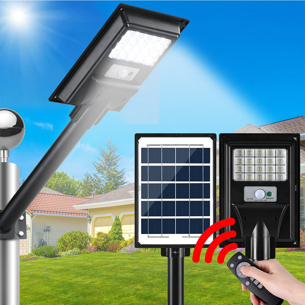 80 LED Solar Street Light Flood Motion Sensor Remote