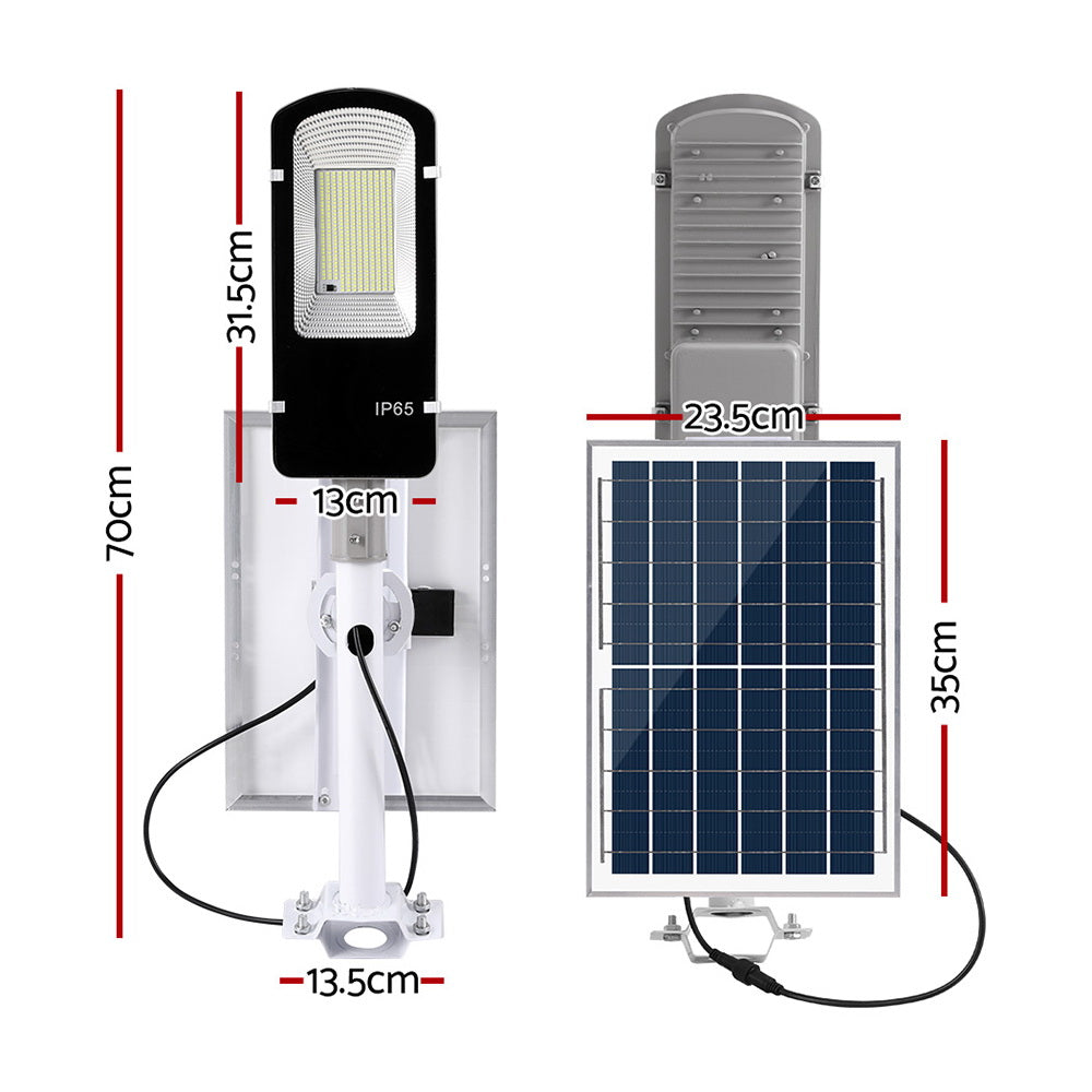 Solar Street Light 386 LED Flood Motion Sensor with Remote