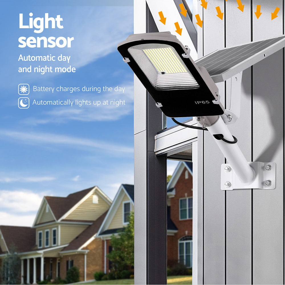 Solar Street Light 386 LED Flood Motion Sensor with Remote