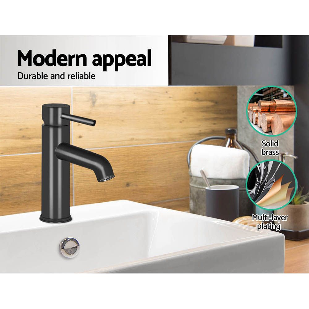 Basin Mixer Tap, Black