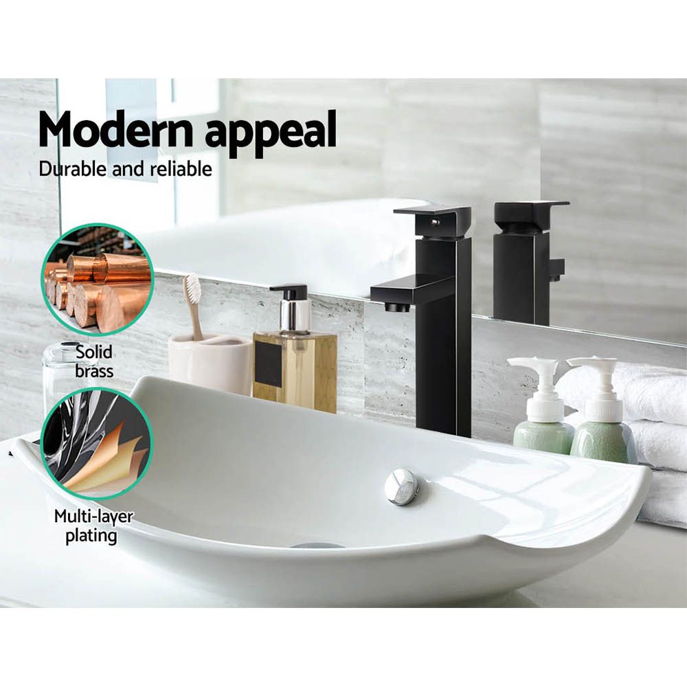 Basin Mixer Tap, Black