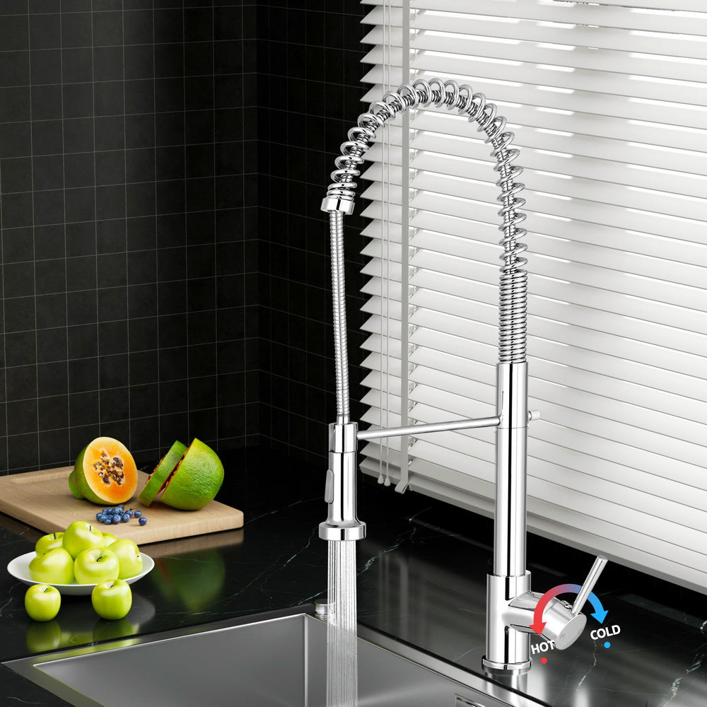 Kitchen Tap Mixer Faucet Taps Pull Out Laundry Bath Sink Brass Watermark