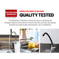 Kitchen Mixer Faucet Tap, Swivel Spout, Silver