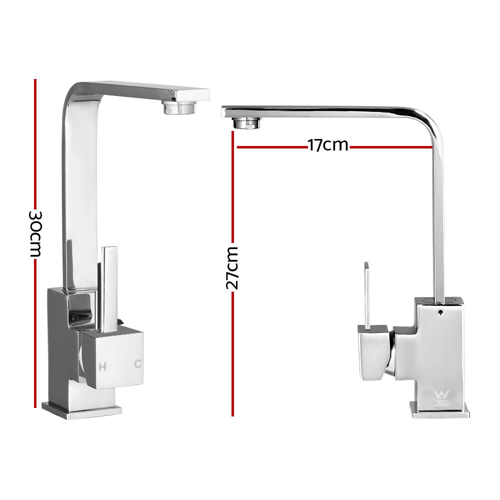 Kitchen Mixer Tap, Silver