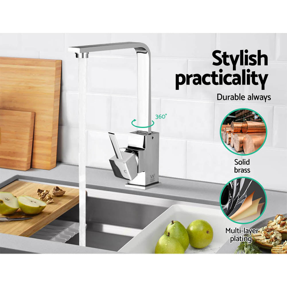 Kitchen Mixer Tap, Silver