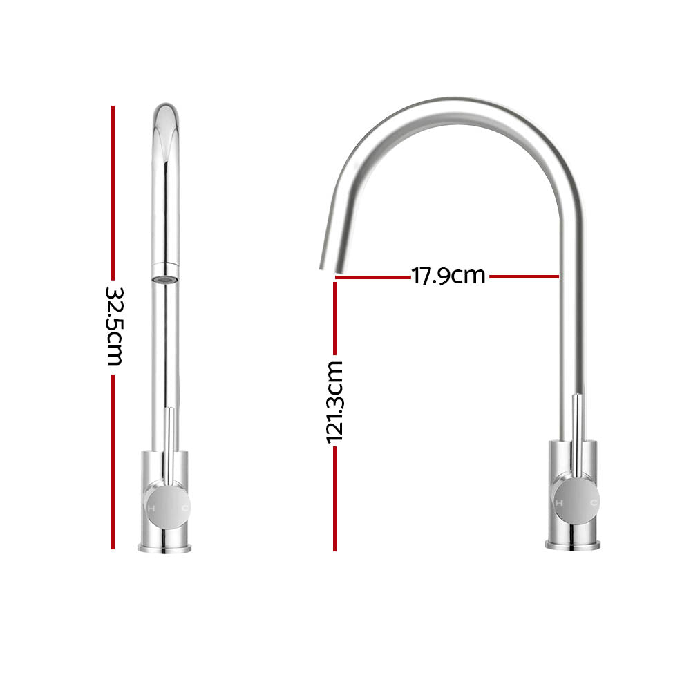 Mixer Faucet Tap, Silver