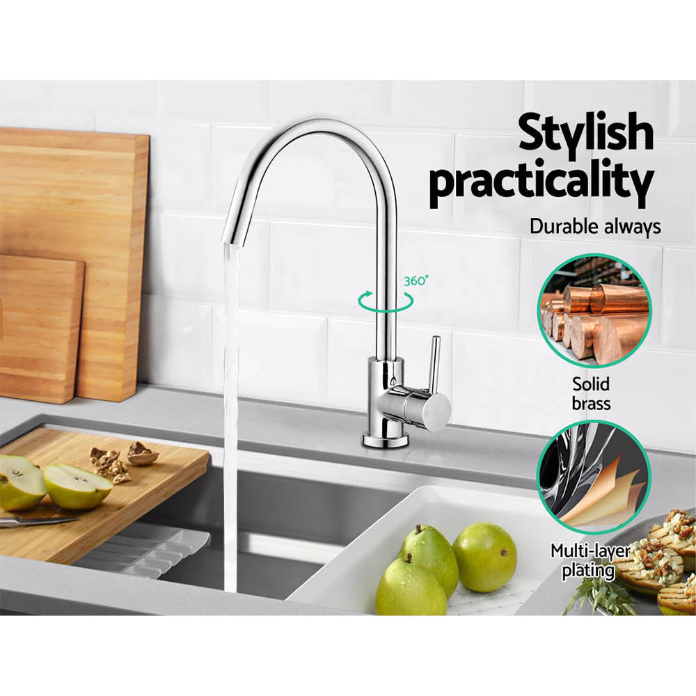 Mixer Faucet Tap, Silver