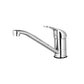 Silver basin mixer tap with 82h41 cefito si