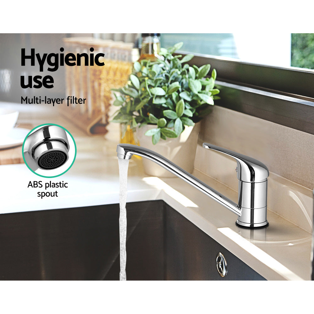 Silver mixer tap cefito with basin