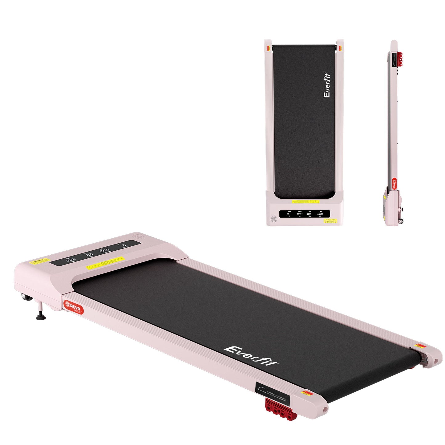 Everfit Treadmill Electric Walking Pad with Incline Under Desk Gym 380MM Pink