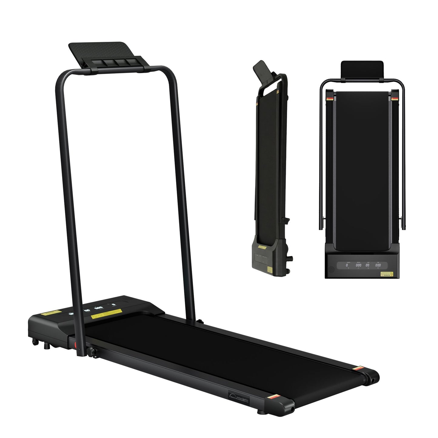 Treadmill Walking Pad Home Gym Office Fitness 380mm - Black