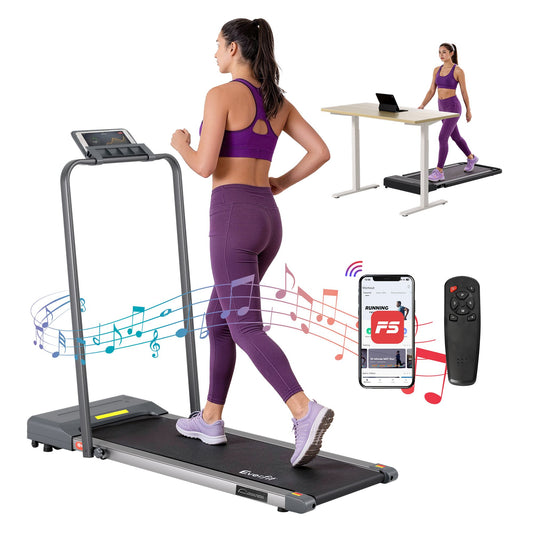 Treadmill Walking Pad Home Gym Office Fitness 380mm - Grey