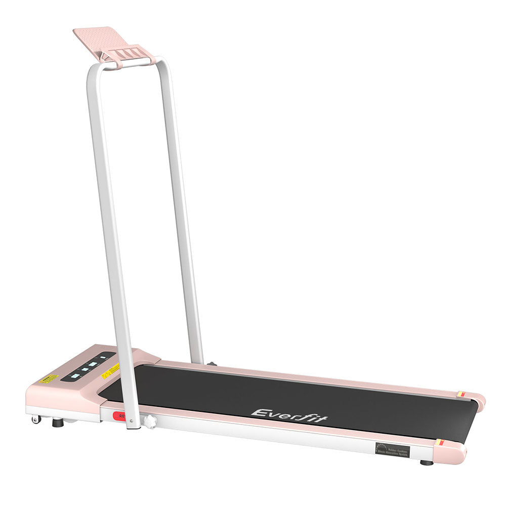 Treadmill Electric Walking Pad Home Gym Office Fitness 380mm Pink