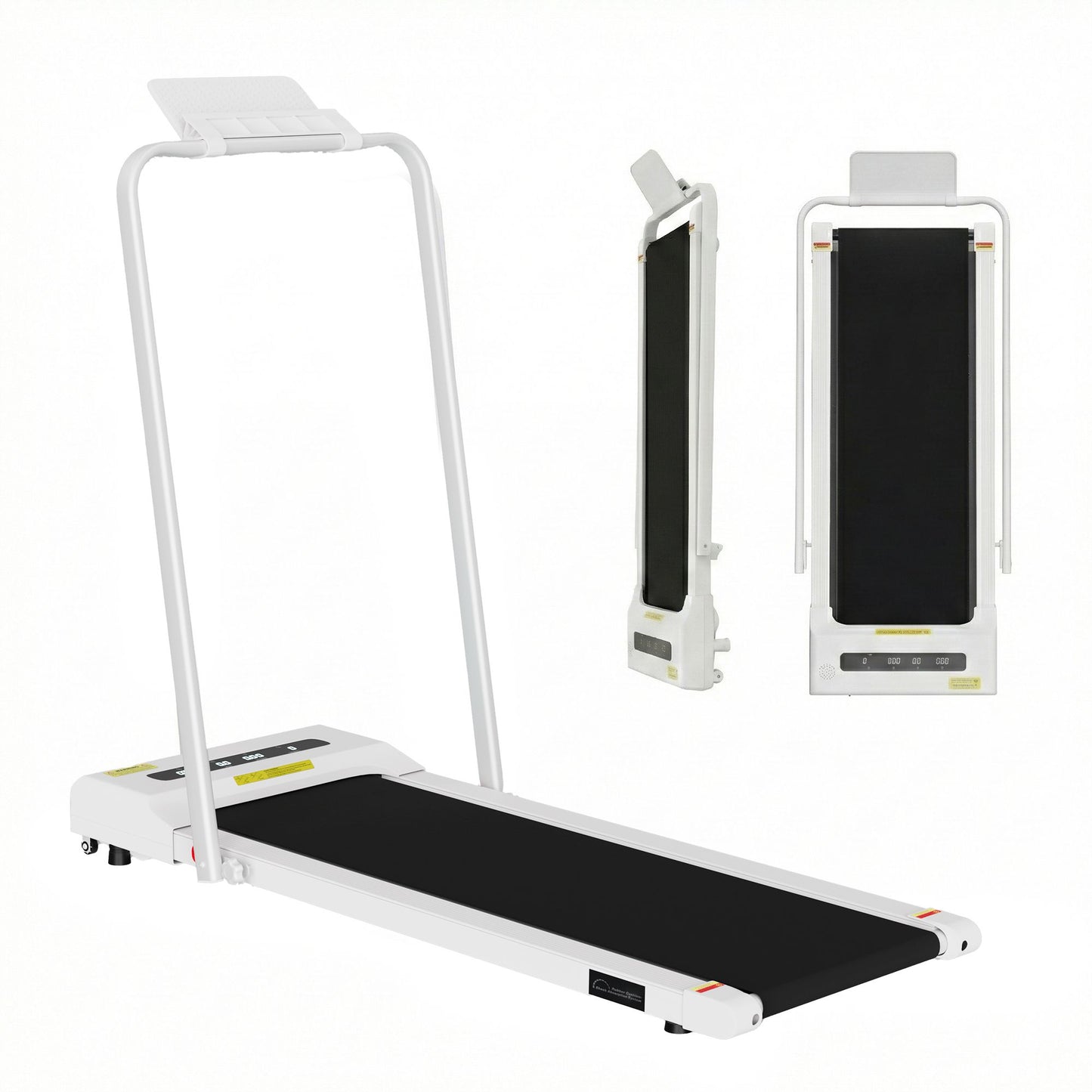 Treadmill Walking Pad Home Gym Office Fitness Machine 380mm - White