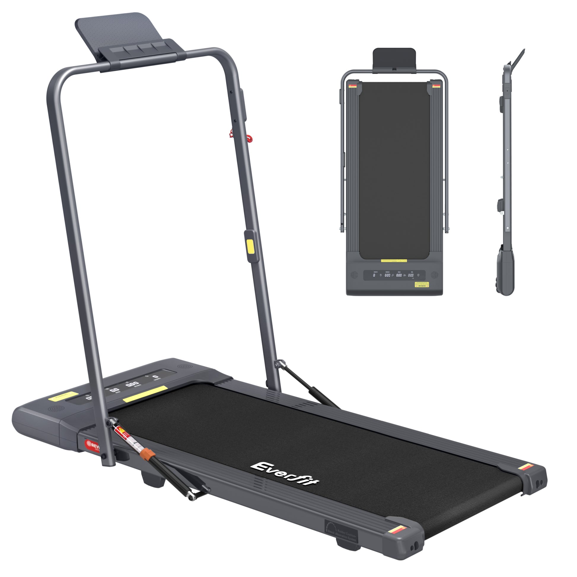 Treadmill Walking Pad Under Desk Gym Fitness 400mm Grey