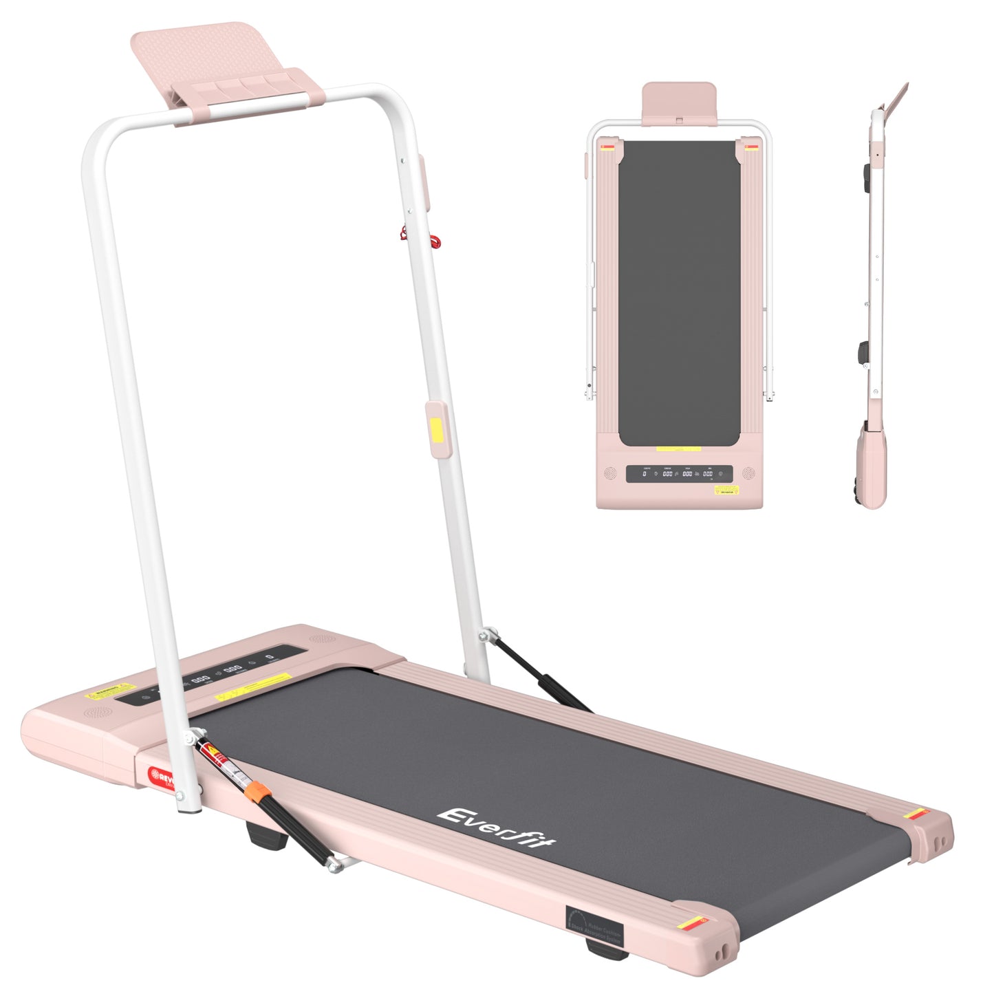 Treadmill Walking Pad Under Desk Home Gym Fitness 400mm - Pink