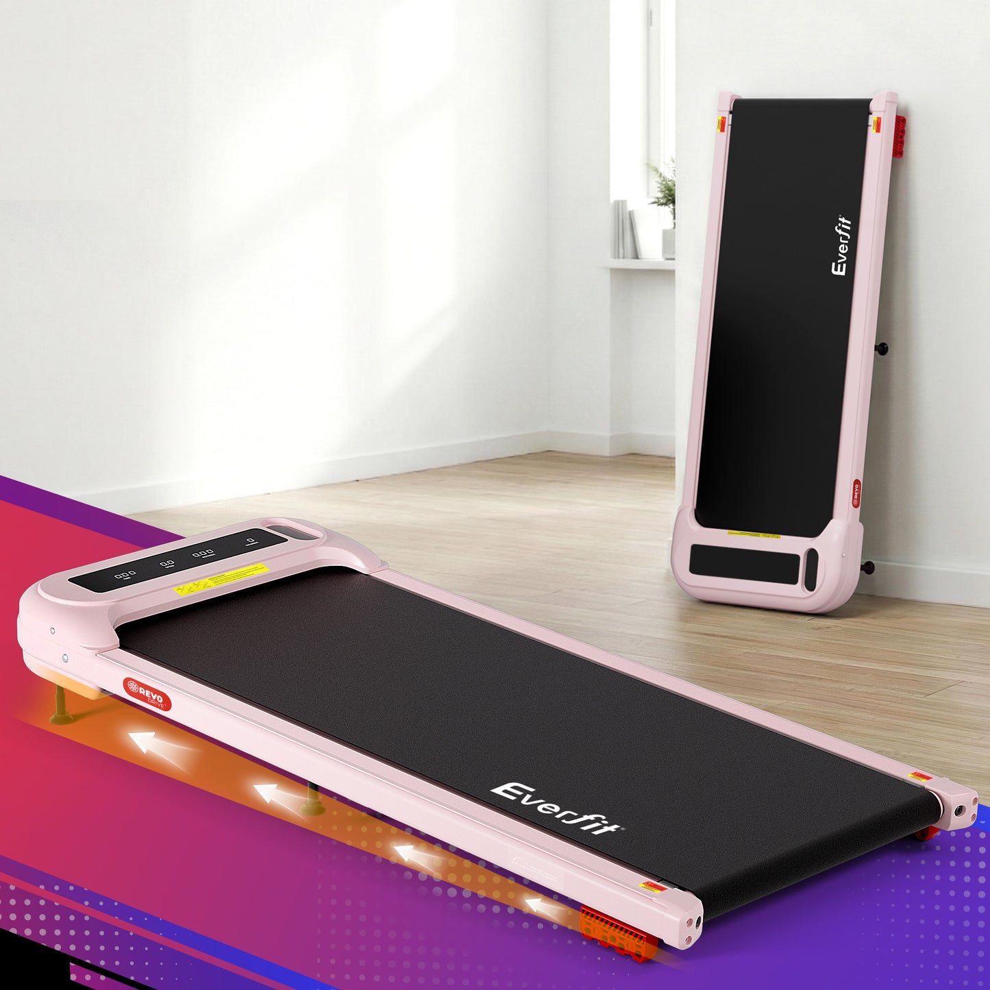 Everfit treadmill electric with clean finish and fitted components