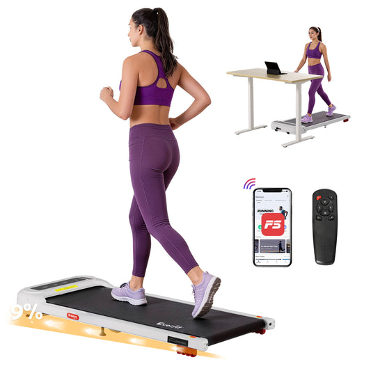 Everfit Treadmill Electric Walking Pad with Incline Under