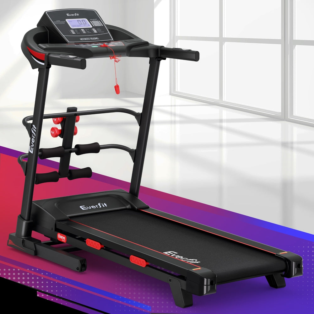 Treadmill Home Gym Fitness Exercise Machine with Sit-Up Bar - 420MM