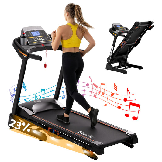Treadmill 48cm Incline Running Gym Fitness