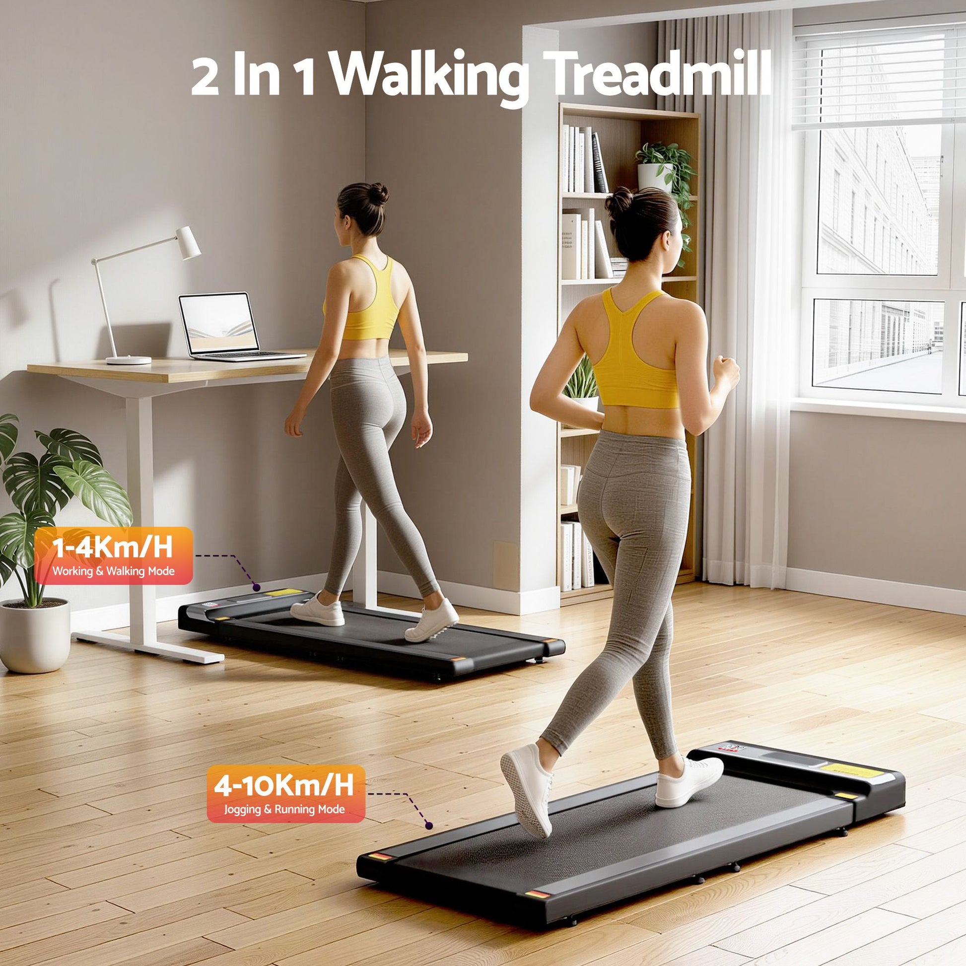 Treadmill Electric Walking Pad Under Desk Gym