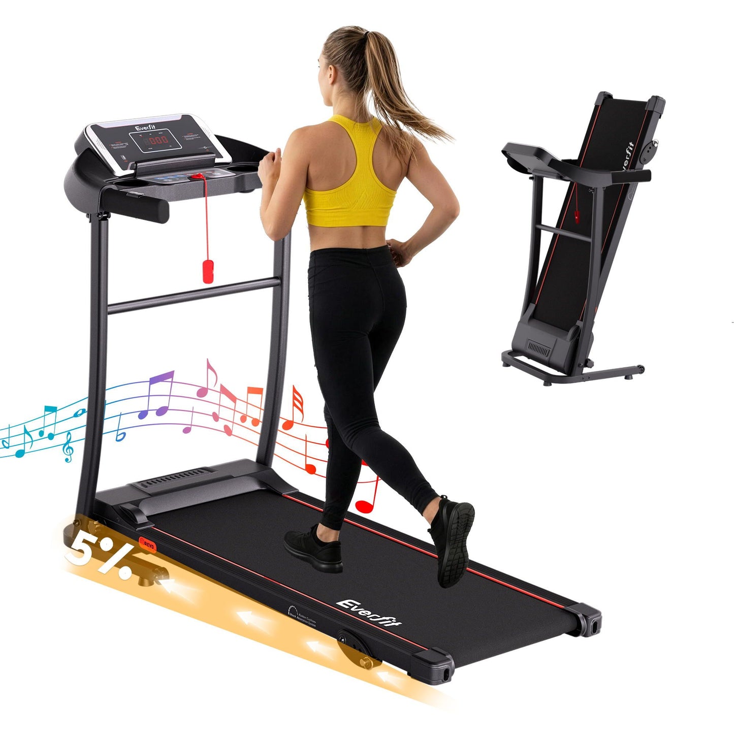 Treadmill Incline Home Gym Exercise Machine Fitness 400mm