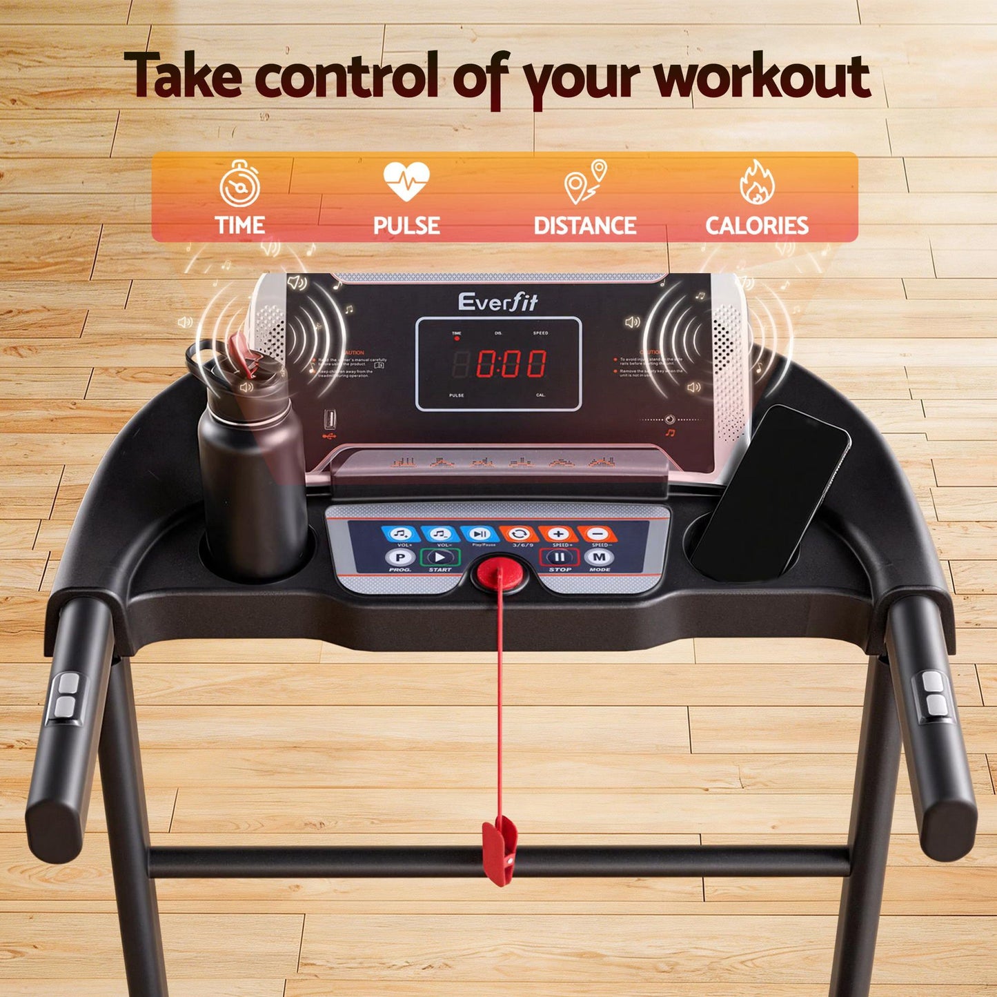 Treadmill Incline Home Gym Exercise Machine Fitness 400mm