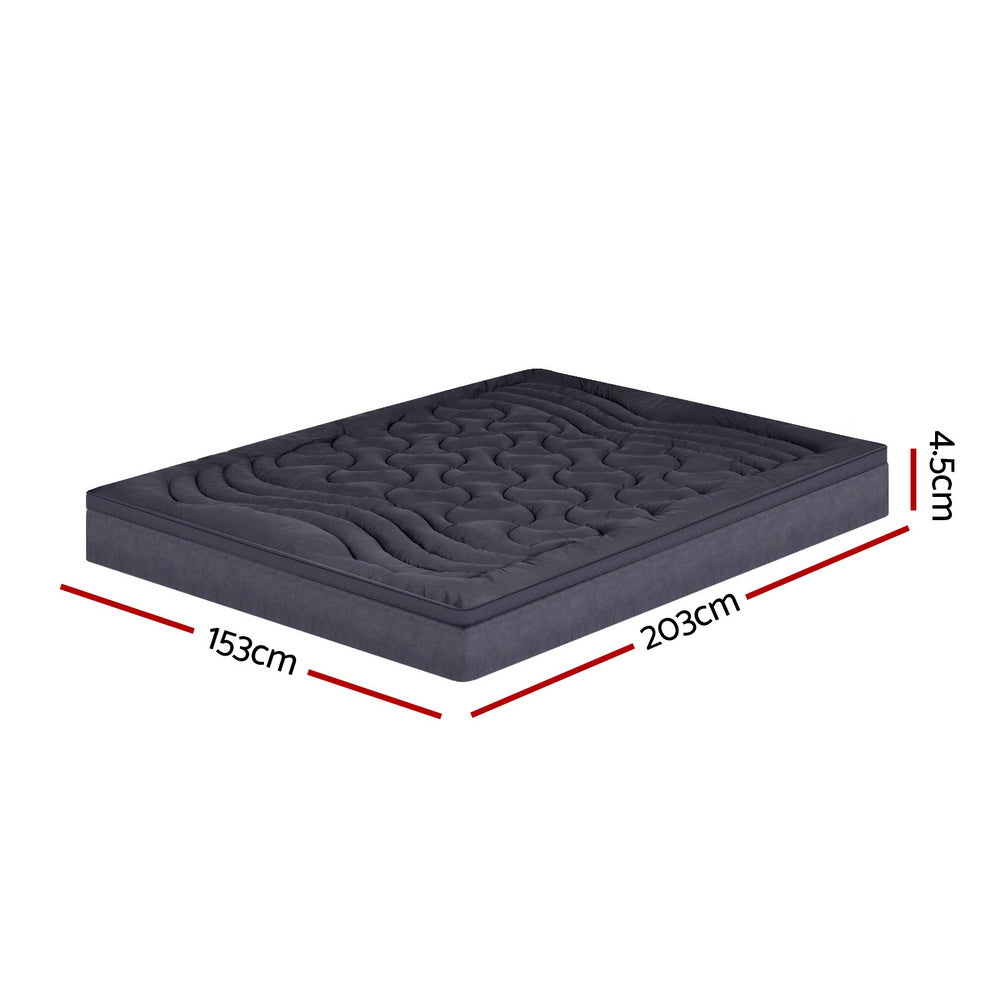 Bedding Mattress Topper Pillowtop 3-Zone Queen