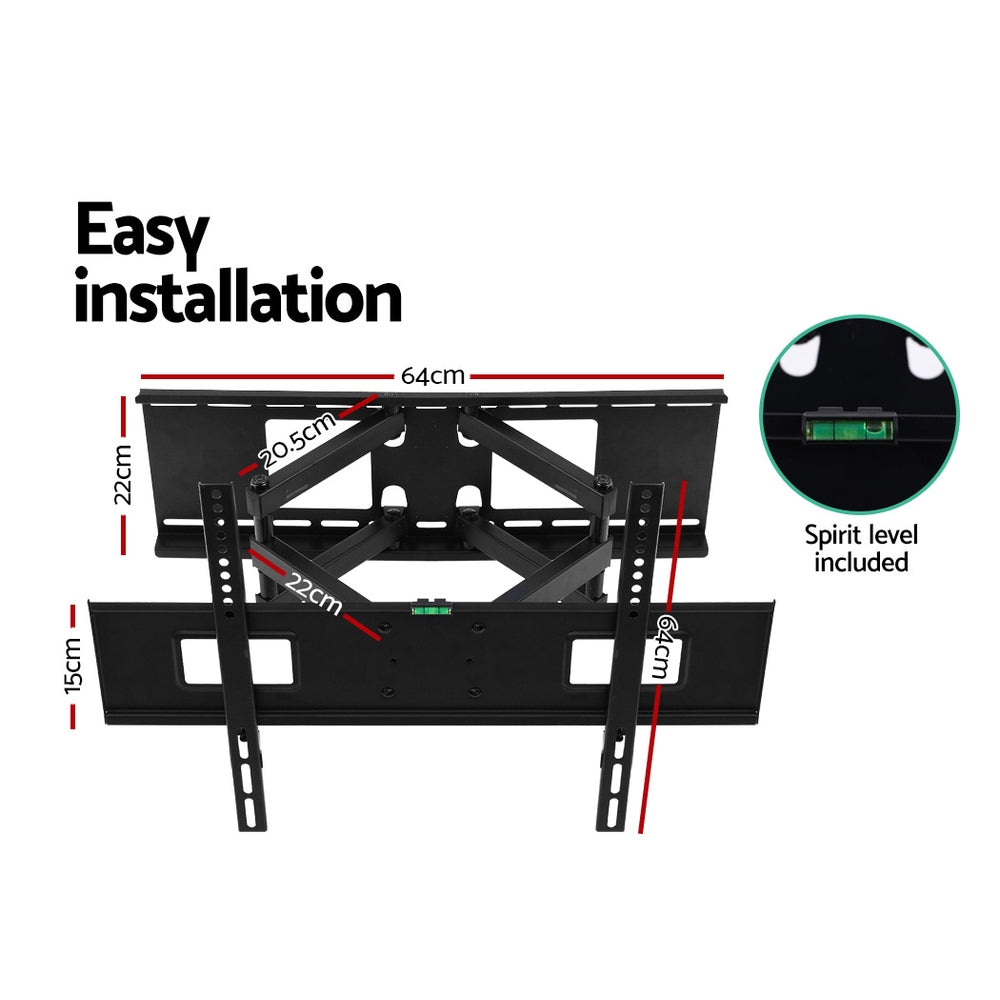 TV Wall Mount Bracket Tilt Swivel Full Motion Flat LED LCD - 32-70 Inch