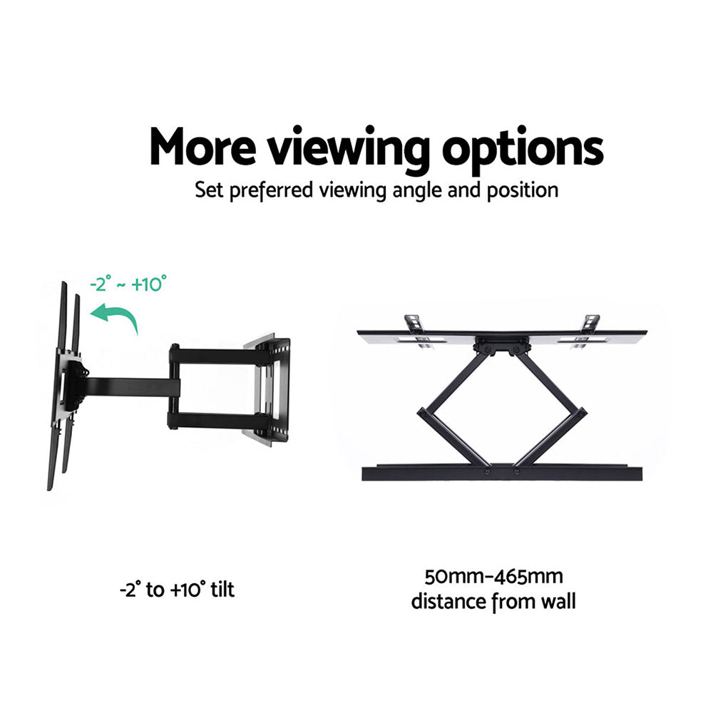 TV Wall Mount Bracket Tilt Swivel Full Motion Flat LED LCD - 32-70 Inch