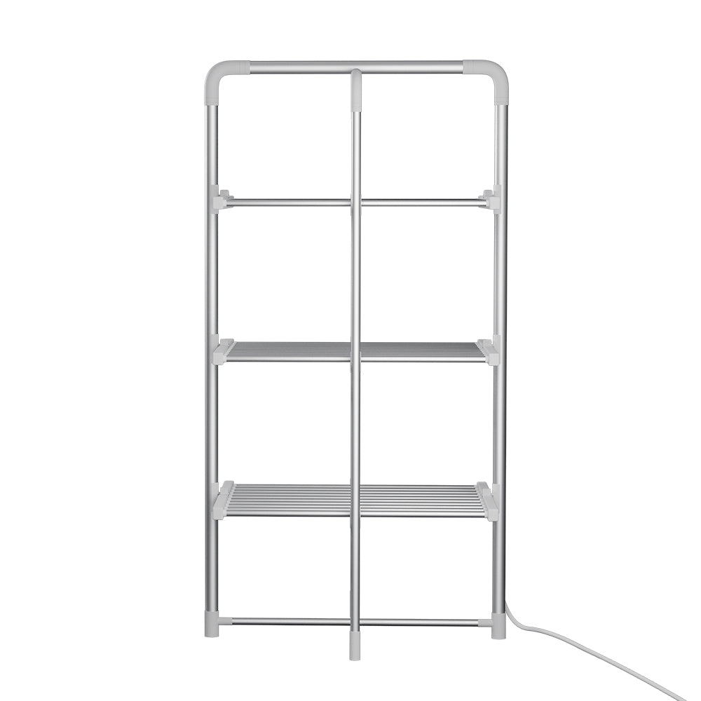 Heated Towel Rail Clothes Airer Dryer Warmer Stand TW