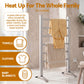 Heated Towel Rail Rails Warmer Rack Aluminium Bar Bathroom