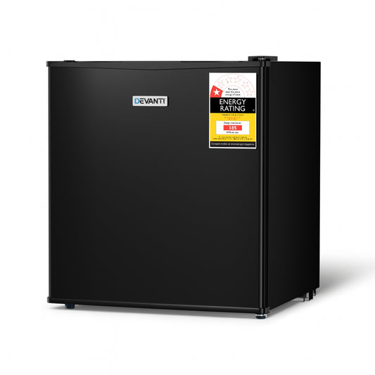 Devanti 31L Small Upright Freezer Vertical Black UPF