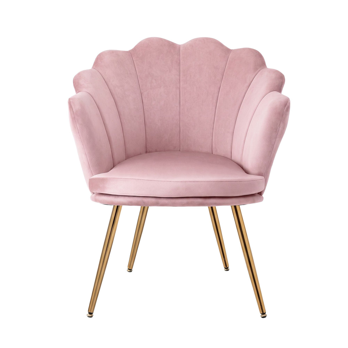 Armchair Lounge Chair Accent Armchairs Retro Single Sofa Velvet Pink
