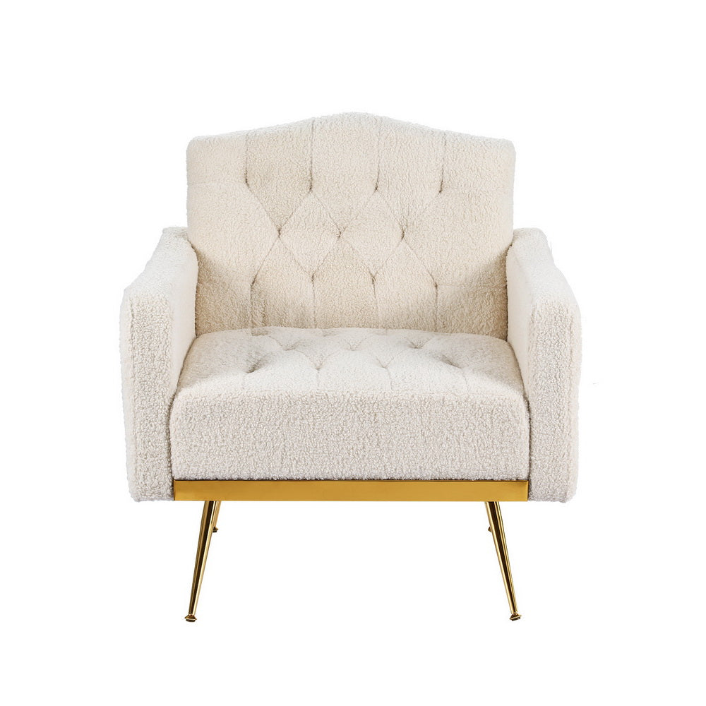 Armchair Boucle Beige Nicole