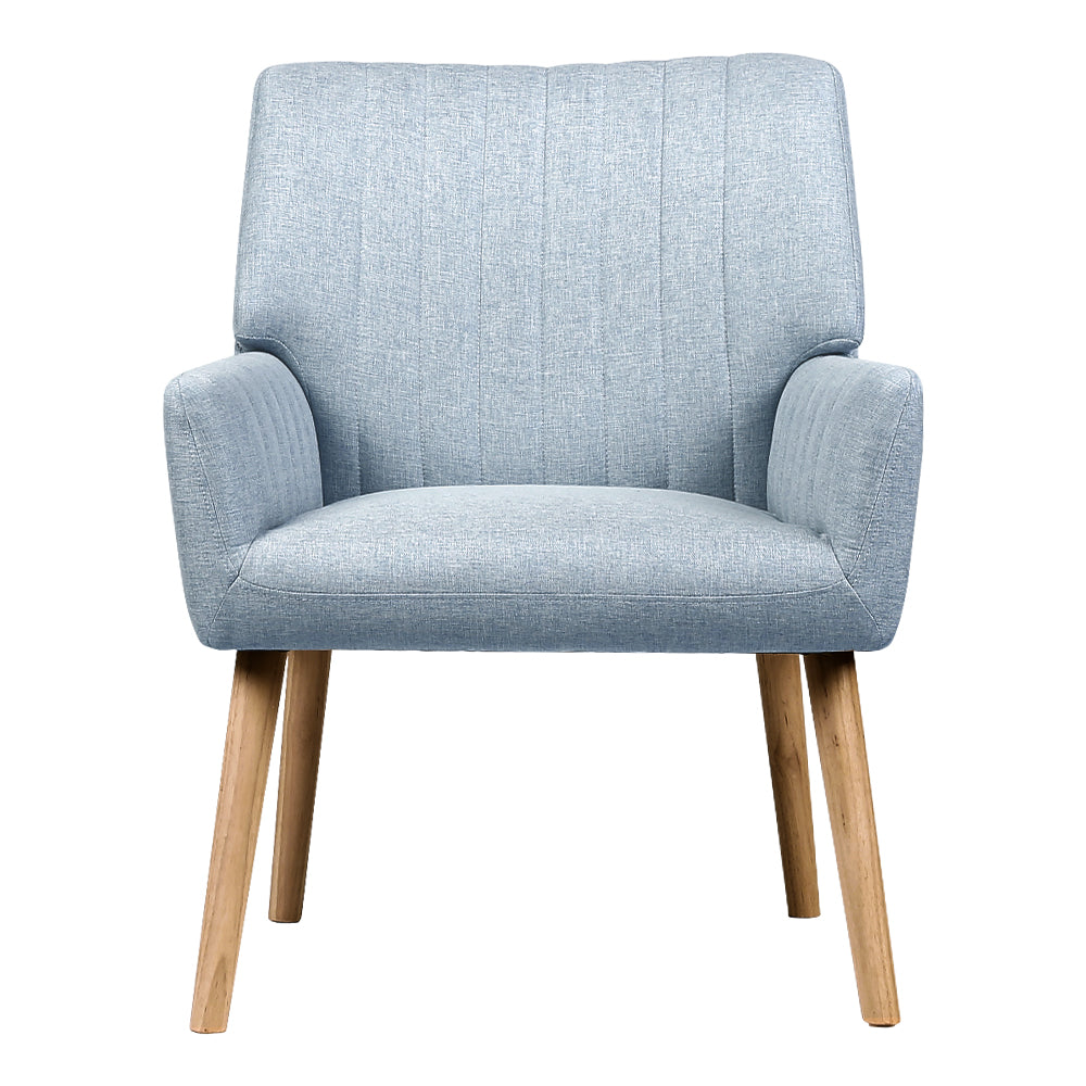 Armchair Fabric Grey Sebastini