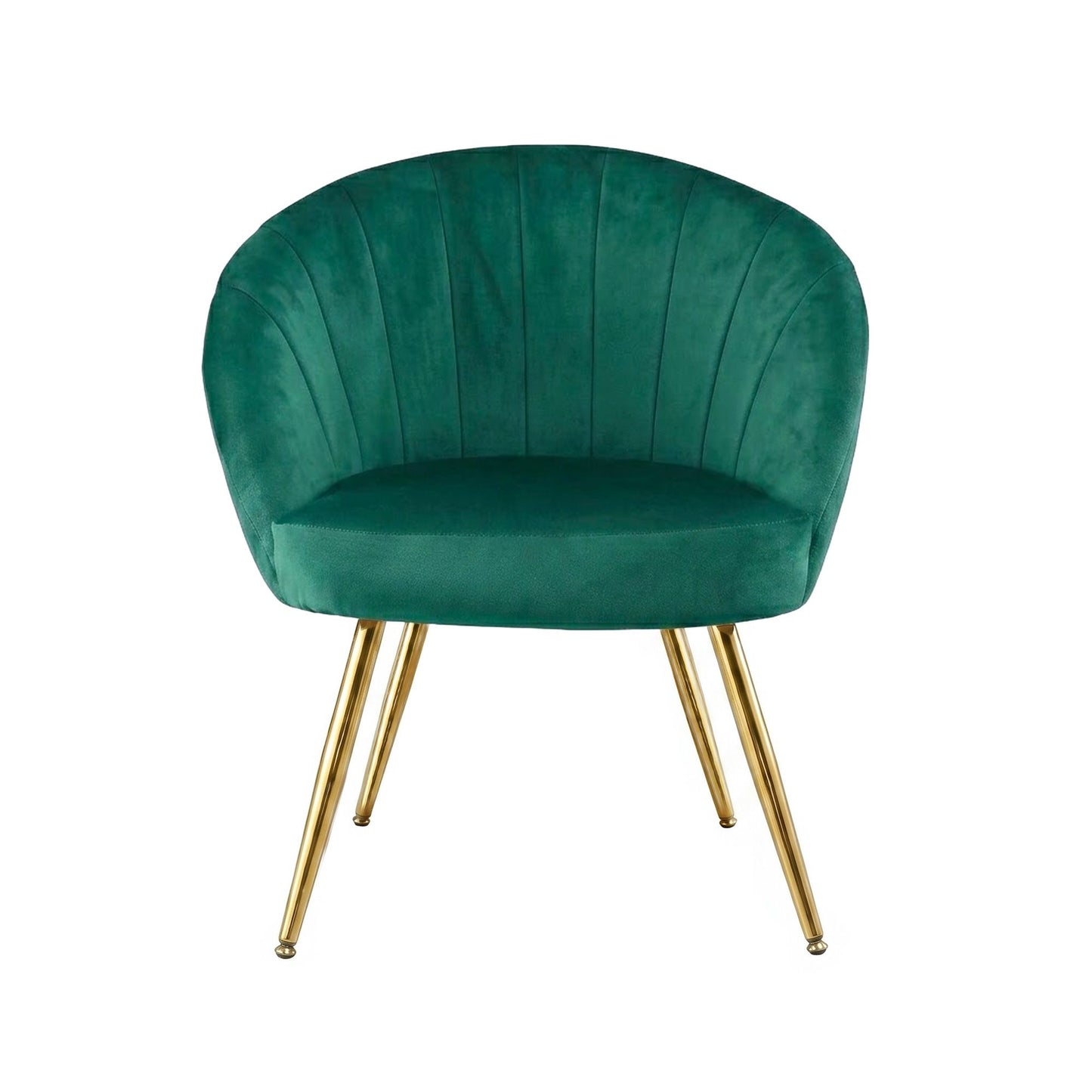 Lounge Accent Armchair Velvet Sofa Couch Green