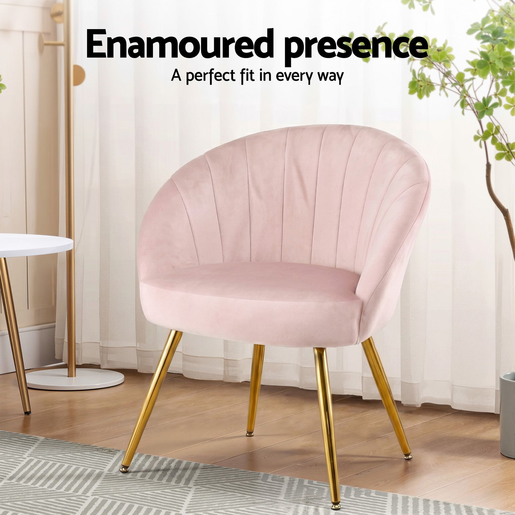 Armchair Lounge Chair Accent Chairs Pink Velvet Sofa Couch