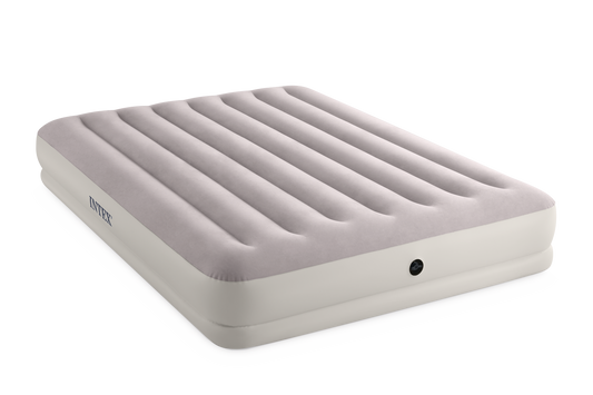Intex Queen Dura-Beam Prestige Mid-Rise Airbed w/ USB150 Pump- 64179