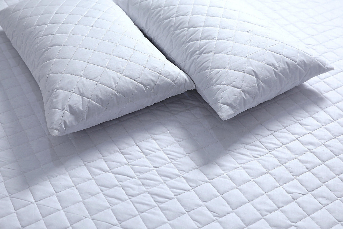 100% Cotton Quilted Fully Fitted 50cm Deep Double Size Waterproof Mattress Protector