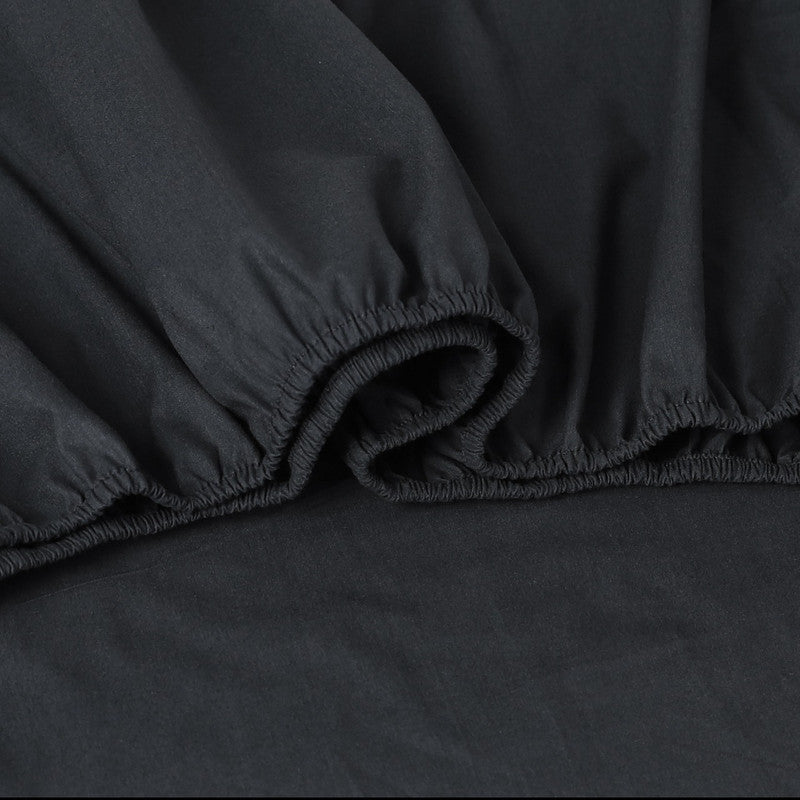 100% Egyptian Cotton Vintage Washed 500TC Charcoal King Single Bed Sheets Set