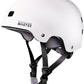 OutdoorMaster Skateboard Bike Helmet for Adults &Youth - Multi-Sport Certified Impact Resistant with 2 Removable Liners & Ventilation for Scooter, Skating-White-Large