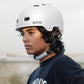 OutdoorMaster Skateboard Bike Helmet for Adults &Youth - Multi-Sport Certified Impact Resistant with 2 Removable Liners & Ventilation for Scooter, Skating-White-Large